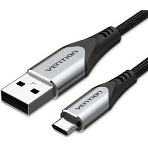 Vention USB 2.0 A Male to Micro-B Male Cable 2M Gray