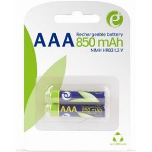 Gembird Rechargeable AAA instant batteries (ready-to-use), 850mAh, 2pcs blister pack