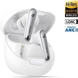 Anker Soundcore Liberty 4 NC wireless headphones, white.