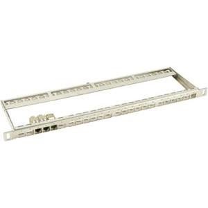 NaviaTec 0.5U Blank Patch Panel 24 Ports, 19