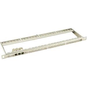 NaviaTec 0.5U Blank Patch Panel 24 Ports, 19