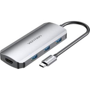 Vention USB-C to HDMI USB 3.0x3 PD Docking Station 0,15m