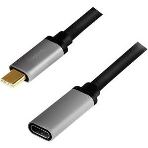 USB 3.2 Gen 2 kabel C->C M/Ž 0,5 m, 4K@60Hz, ALU crni