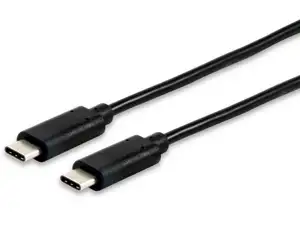 USB 3.2 Gen 2 kabel C->C M/M 1,0 m, 5A/100W, 4K@60Hz, crni