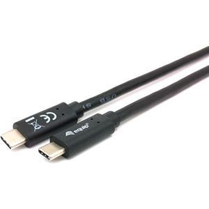 USB 3.2 Gen 1 kabel C->C M/M 1,0 m, 3A/60W, crni