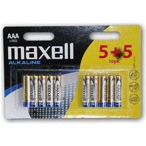 Baterija Maxell alkalna LR-3/AAA,10 kom