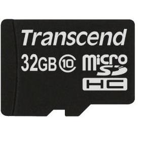 Transcend 32GB microSDHC Class 10 Flash Card without adapter