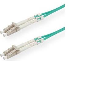 Roline VALUE optički kabel 50/125µm LC-LC Duplex, OM3, 15m, tirkizni