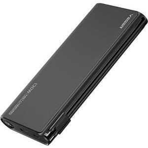 VEGER portable battery TC130 25000 mAh, black.