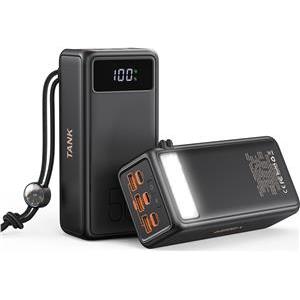 VEGER portable battery Tank Boost 56000 mAh, black.