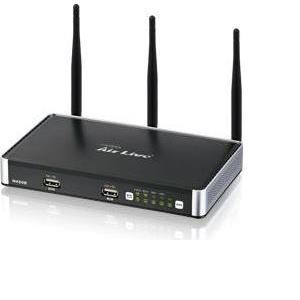Wirless Router Airlive N450R, 3T3R Wireless-N Dual Band Gigabit Router, 3T3R Beam Forming Radios, Current 450Mbps at 5GHz and 300Mbps at 2.4GHz, 4 x Gigabit LAN 1 x Gigabit WAN ports