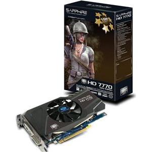 Grafička kartica Sapphire PCI-E ATI Radeon HD7770 GDDR5 1GB/128bit, 1000MHz/1125MHz, PCI-E 3.0 x16, HDMI, DVI, Dual Slot Fan Cooler, Retail