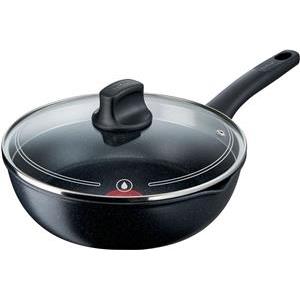 Tefal Black Stone G2818202 26cm + pokrywka
