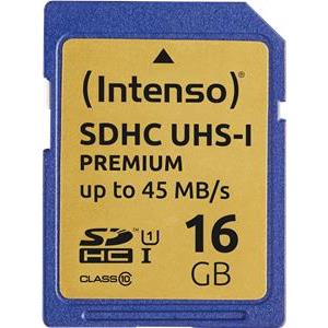 Intenso Premium - flash memory card - 16 GB - SDHC UHS-I