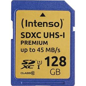 Intenso Premium - flash memory card - 128 GB - SDXC UHS-I