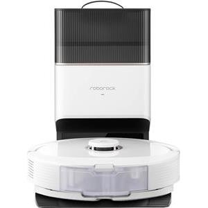 Roborock Q8 Max+ robot vacuum cleaner with self-emptying station, white