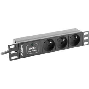 Lanberg PDU power strip, 3 sockets, 2.0 m