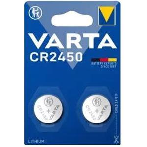VARTA Professional Electronics Knopfzelle Batterie CR 2450 2er Blister