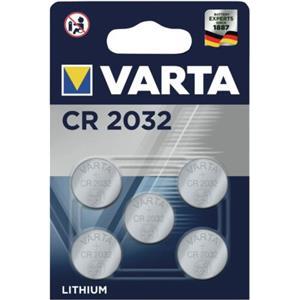VARTA Professional Electronics Knopfzelle Batterie CR 2032 5er Blister
