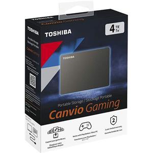 Toshiba Canvio Gaming 4 TB externe Festplatte USB 3.2 Gen1 2,5 zoll black