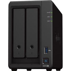 Synology DS723+ NAS System 2-Bay 24 TB inkl. 2x 12 TB Synology HDD HAT3300-12T