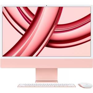 Apple 24-inch iMac with Retina 4.5K display: Apple M3 chip with 8-core CPU and 8-core GPU (8GB/256GB SSD) - Pink *NEW*