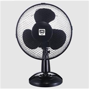 SHE table fan 23 cm 25W black