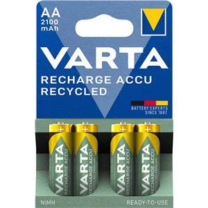 Varta Akku RECHARGE Recycled AA HR6 2100mAh 4St.