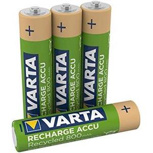 Varta Akku RECHARGE Recycled AAA HR03 800mAh 4St.