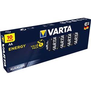 VARTA Energy Batterie Mignon AA LR6 10er Retail Box 04106229410