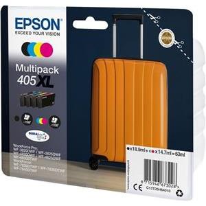 TIN Epson Tinte 405XL C13T05H64010 4er Multipack (BKMCY) bis zu 1.100 Seiten