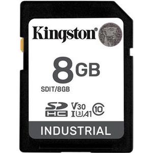 Kingston Industrial - flash memory card - 8 GB - microSDHC UHS-I