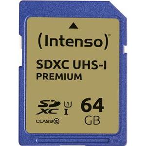 Intenso Premium - flash memory card - 64 GB - SDXC UHS-I