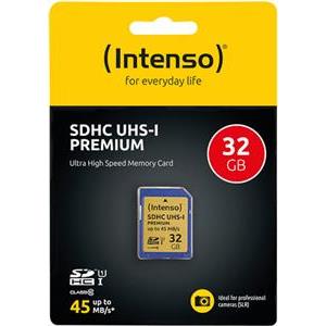 Intenso Premium - flash memory card - 32 GB - SDHC UHS-I