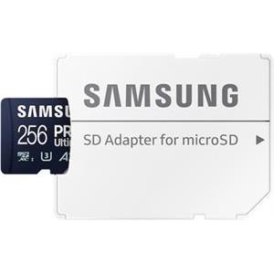 Samsung Ultimate microSDXC 256GB UHS-I U3 [Zapis 130MB/s Odczyt 200MB/s]