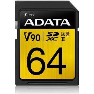 ADATA Premier One SDXC 64GB 290R/260W UHS-II U3 Class 10