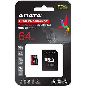 ADATA High Endurance 64GB microSDXC UHS-I U3 Class 10