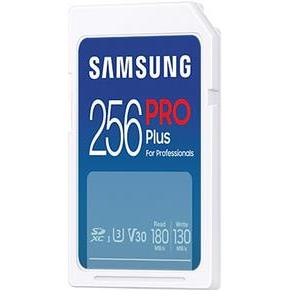SDXC Card Samsung PRO Plus, 256GB, U3, V30, UHS-I, 180MB/s