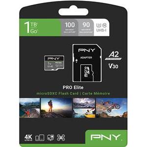 PNY PRO Elite microSDXC 1TB + Adapter SD