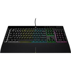 Corsair K55 RGB PRO Gaming Keyboard, Backlit Zoned RGB LED, Rubberdome, EAN:0840006631798