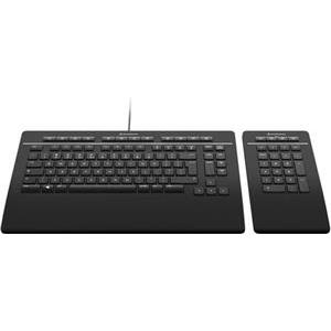 Keyboard 3Dconnexion Keyboard Pro with Numpad black, USB, US intl. SLO g.