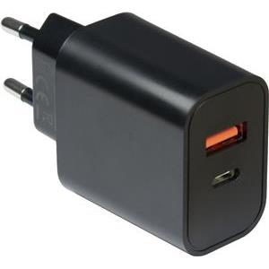 Charger USB-C 20W Black Inter-Tech PD-2120