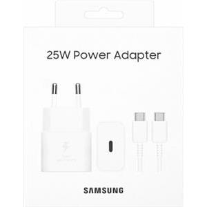 Samsung quick charger 25W power supply incl. Data cable USB Type-C white