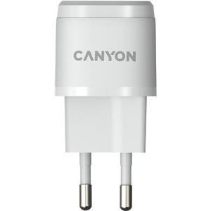CANYON H-20-05, PD 20W Input: 100V-240V, Output: 1 port charge: USB-C:PD 20W (5V3A/9V2.22A/12V1.66A) , Eu plug, Over- Voltage , over-heated, over-current and short circuit protection Compliant with C