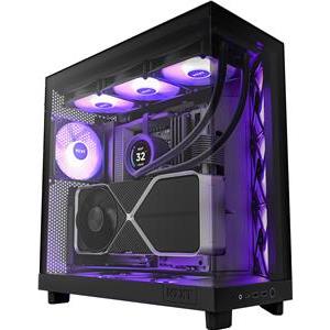 NZXT H6 Flow RGB - Mid-Tower Airflow Case | Black | Glass window