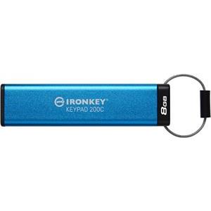 Kingston IronKey Keypad 200C - USB flash drive - 8 GB