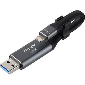 PNY USB 3.0 Duo-Link Apple 64GB
