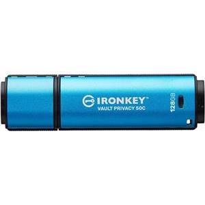 Kingston IronKey Vault Privacy 50C 128GB USB-C 256bit AES Encrypted