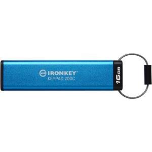 Kingston IronKey Keypad 200 16GB USB-C AES Encrypted