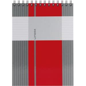 Blok kolegij A6 crte 80L spirala gore mat+lak Linear Marker 4-66